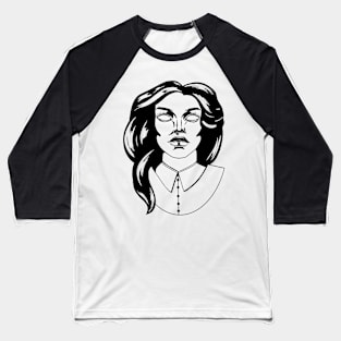 BnW woman Baseball T-Shirt